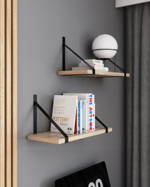 Półka Loft Dąb Sonoma Vela 50 Cm