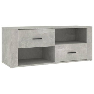 Szafka pod TV, szarość betonu, 100x35x40 cm