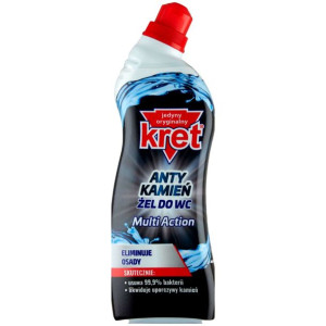 Kret Żel do Czyszczenia WC Multi Action Anty Kamień 750g