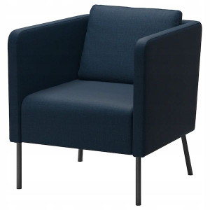 IKEA EKERO Fotel Skiftebo granatowy