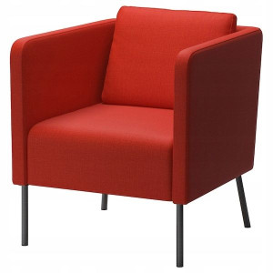 IKEA EKERO Fotel Skiftebo pomarańczowy
