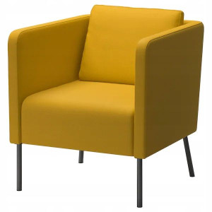 IKEA EKERO Fotel Skiftebo żółty