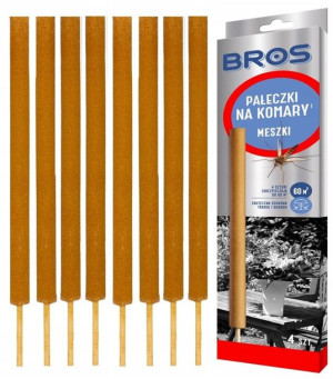 Zestaw 8x Pałeczki Na Komary Dymne Owady Bros