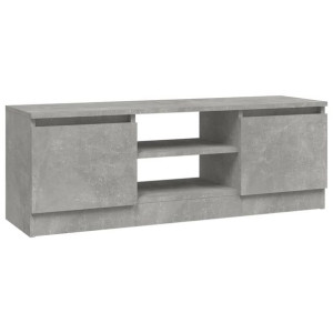 Szafka pod TV, z drzwiczkami, szarość betonu, 102x30x36 cm