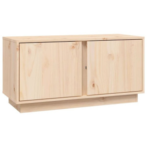 Szafka pod telewizor, 80x35x40,5 cm, lite drewno sosnowe