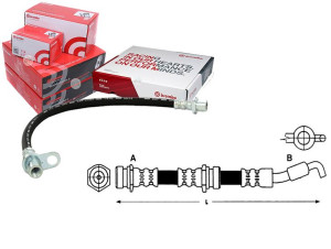 Przewód Hamulcowy Giętki Mazda 323 98-04 Tył Bremb