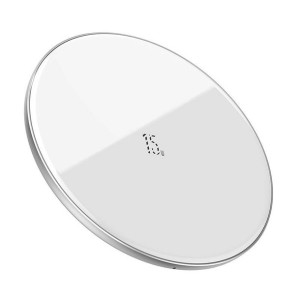 Bezprzewodowa Ładowarka Indukcyjna Baseus Simple, 15W (Biała)