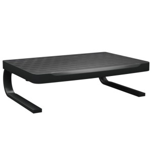 Podstawka pod monitor, czarna, 37x28x11,5 cm