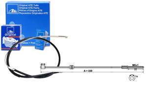 Linka Hamulca Ręcznego Opel Corsa C 1.0-1.8 09.00-