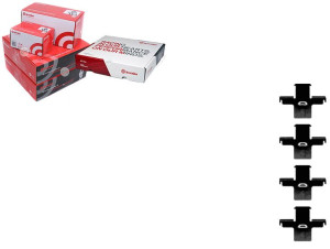 Zestaw Montażowy Klocków Hamulc. Brembo