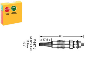 Świeca Żarowa Ford 1,8d Td Tdc Ngk