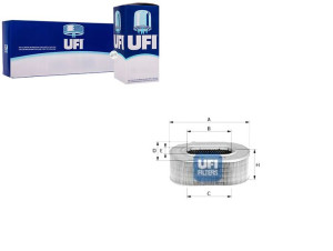 Filtr Powietrza Sierra 2.3d Sapphire 2.3d 87- Ufi