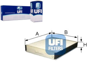 Filtr Kabinowy Hyundai Santa Fe 01- Ufi