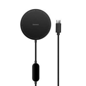 Magnetyczna Ładowarka Indukcyjna Baseus Simple Mini2 15W (Czarna)