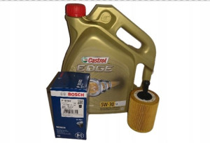 CASTROL EDGE 5W30 FST LL 5l +Filtr Bosch OE650/1