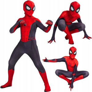 Strój Spiderman 100-190 Kostium Przebranie Maska