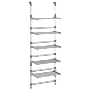 Wisząca suszarka na pranie, 5-poziomowa, aluminium