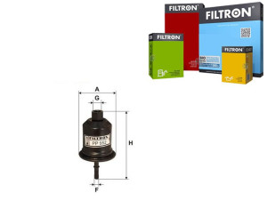 Filtr Paliwa Mitsubishii Galant 2.0 16v 97- Filtro
