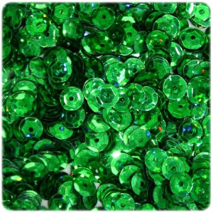 Cekiny łamane OKRĄGŁE 8mm 10g zielone CK04