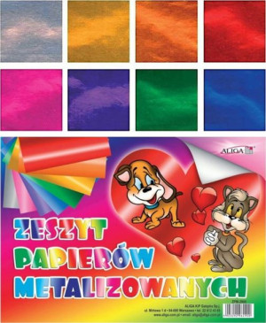 Blok papierów metalizowanych Aliga Duży ZPM-2917