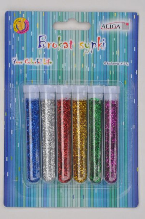 Brokat sypki Aliga blister 6 x 3g GL-036