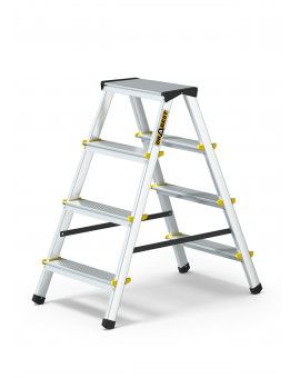 Drabina aluminiowa 5 stopnie wytrzymałość 150 kg