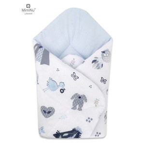 KIECZMERSKI Rożek niemowlęcy standard KOLEKCJA Baby Shower Niebieski