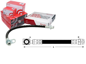 Przewód Hamulcowy Giętki Mini 00-06 Przód Brembo