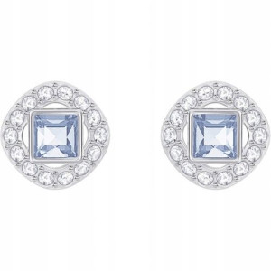 SWAROVSKI - Kolczyki Angelic Square Stud Blue RHS