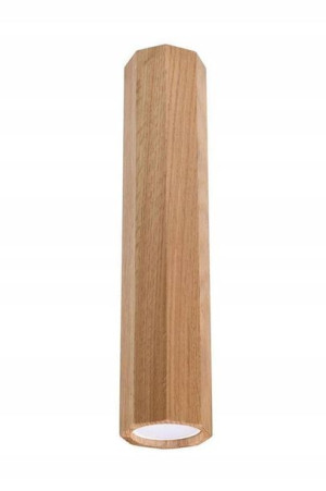 Plafon Lampa Sufitowa Zeke 30 Dąb Drewno Sollux
