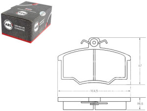 Klocki Hamulcowe Audi 80 78-86 A.b.s.