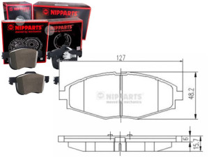 Klocki Hamulcowe Chevrolet Matiz 0.8 Nipparts Nipp
