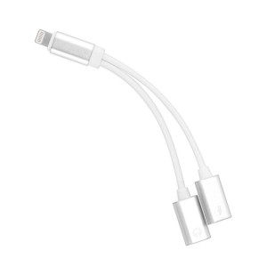Adapter Hf/audio + Ładowanie Do Iphone Lightning 8-pin Do Lightning 8-pin