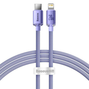 Baseus Kabel Typ C Do Apple Lightning 8-pin Pd20w Power Delivery Crystal