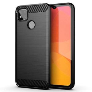 Futerał Carbon Pro Do Xiaomi Redmi 9c Czarny