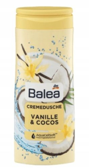 Balea Kremowy żel pod prysznic Vanille&Cocos 300 ml CHEMIA NIEMIECKA!