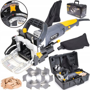 Lamelownica Frezarka Do Drewna 1200w 100mm 2x Frez