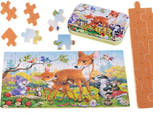 Puzzle Bajkowe W Puszce Sarenki 60el