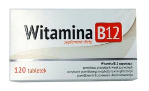 Witamina B12 metabolizm krwinki czerwone 120 tabl.