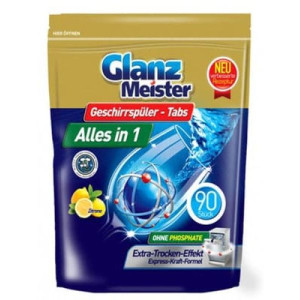 Glanz Meister Alles in 1, tabletki do zmywarki, 90 szt.