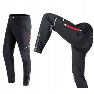 Spodnie Na Rower Męskie Długie Kolarki M L Xl + Gratis