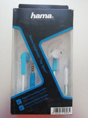 Słuchawki Hama Joy Sport Niebiesko-białe