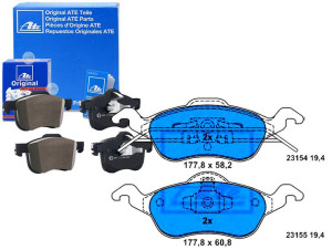 Klocki Hamulcowe Ford Przód Focus 1,4-2,0 16 V 98-