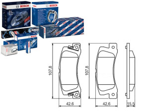 Klocki Hamulcowe Toyota T. Bosch