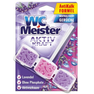WC Meister, zawieszka do toalety, zapach lawendy, 1 szt.