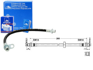 Przewód Hamulcowy Elast. Volvo S60 I S80 I V70 Ii