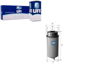 Filtr Paliwa Diesel Ufi