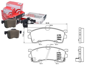 Klocki Hamulcowe Mazda 626 91-99 Brembo
