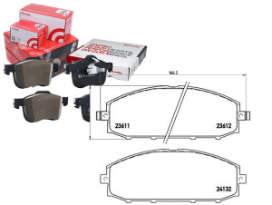 Klocki Hamulcowe Nissan Patrol Gr Ii 97-10 Brembo