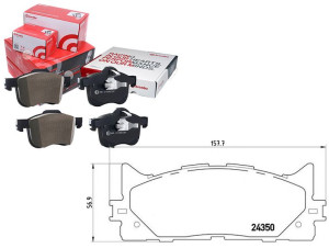 Klocki Hamulcowe Toyota Camry 06- Brembo